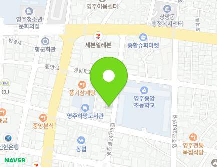 21 Yeongju-ro 247beon-gil, Yeongju-si, Gyeongsangbuk-do, Republic of Korea Map