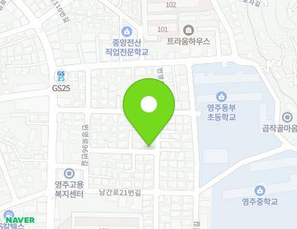 35 Namgan-ro 21beon-gil, Yeongju-si, Gyeongsangbuk-do, Republic of Korea Map