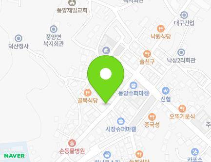 72 Naksang 1-gil, Pungyang-myeon, Yecheon-gun, Gyeongsangbuk-do, Republic of Korea Map