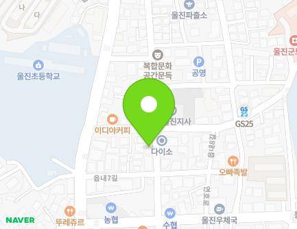 18-4 Eumnae 8-gil, Uljin-eup, Uljin-gun, Gyeongsangbuk-do, Republic of Korea Map
