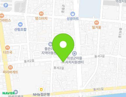 44 Dongseo 2-gil, Uiseong-eup, Uiseong-gun, Gyeongsangbuk-do, Republic of Korea Map