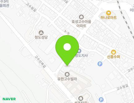 19-1 Gosuseo 4-gil, Cheongdo-eup, Cheongdo-gun, Gyeongsangbuk-do, Republic of Korea Map