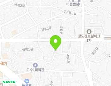 29-4 Naengjeong 1-gil, Cheongdo-eup, Cheongdo-gun, Gyeongsangbuk-do, Republic of Korea 29-4 Naengjeong 1-gil, Cheongdo-eup, Cheongdo-gun, Gyeongsangbuk-do, Republic of Korea Map