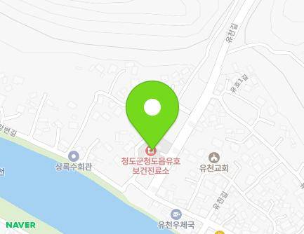 83 Yucheon-gil, Cheongdo-eup, Cheongdo-gun, Gyeongsangbuk-do, Republic of Korea Map