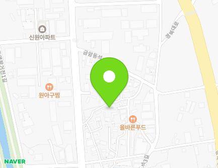106-20 Geumamjungang-gil, Dongmyeong-myeon, Chilgok-gun, Gyeongsangbuk-do, Republic of Korea Map