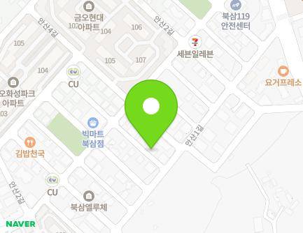 24-7 Ansan 2-gil, Buksam-eup, Chilgok-gun, Gyeongsangbuk-do, Republic of Korea Map