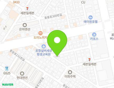 26 Jungang-ro 147beon-gil, Nam-gu, Pohang-si, Gyeongsangbuk-do, Republic of Korea Map