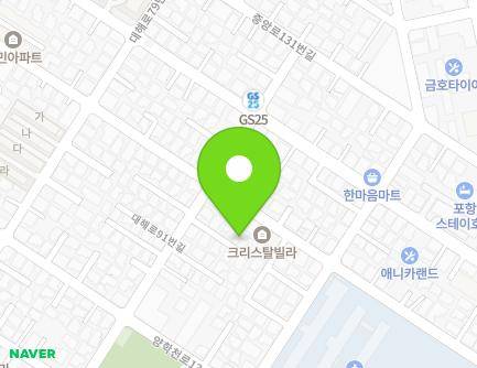 32-7 Daehae-ro 91beon-gil, Nam-gu, Pohang-si, Gyeongsangbuk-do, Republic of Korea Map
