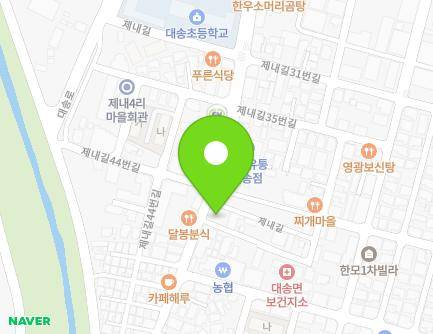 47 Jenae-gil, Daesong-myeon, Nam-gu, Pohang-si, Gyeongsangbuk-do, Republic of Korea Map