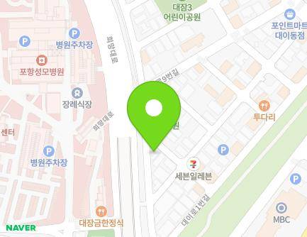32-4 Daei-ro 5beon-gil, Nam-gu, Pohang-si, Gyeongsangbuk-do, Republic of Korea Map