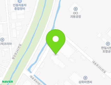 67 Daesong-ro 101beon-gil, Nam-gu, Pohang-si, Gyeongsangbuk-do, Republic of Korea Map