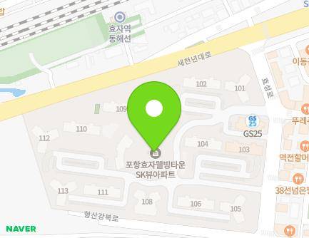 306 Saecheonnyeon-daero, Nam-gu, Pohang-si, Gyeongsangbuk-do, Republic of Korea Map