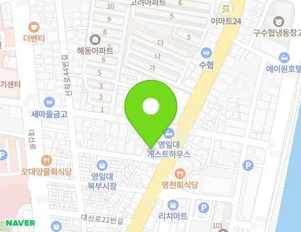 18-5 Daesin-ro 36beon-gil, Buk-gu, Pohang-si, Gyeongsangbuk-do, Republic of Korea Map