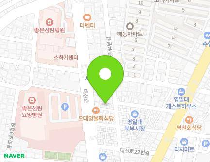 1-3 Daesin-ro 30beon-gil, Buk-gu, Pohang-si, Gyeongsangbuk-do, Republic of Korea Map