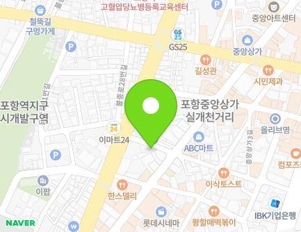 4 Jungangsangga 3-gil, Buk-gu, Pohang-si, Gyeongsangbuk-do, Republic of Korea Map