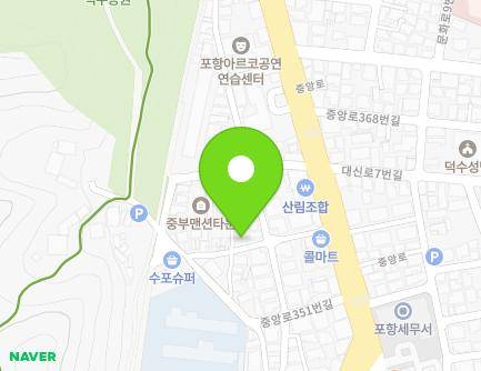 8 Jungang-ro 357beon-gil, Buk-gu, Pohang-si, Gyeongsangbuk-do, Republic of Korea Map
