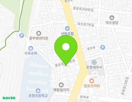 34 Seodong-ro 47beon-gil, Buk-gu, Pohang-si, Gyeongsangbuk-do, Republic of Korea Map