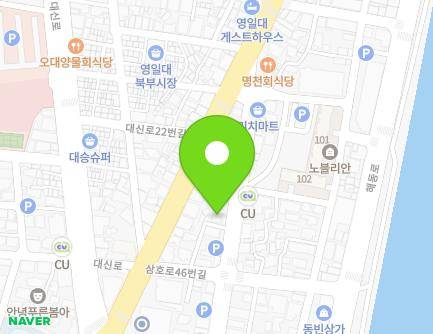 91 Dongbin-ro, Buk-gu, Pohang-si, Gyeongsangbuk-do, Republic of Korea Map