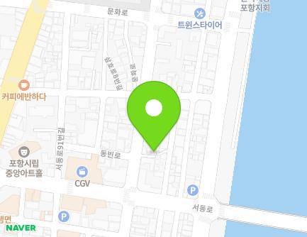 44-3 Dongbin-ro, Buk-gu, Pohang-si, Gyeongsangbuk-do, Republic of Korea Map