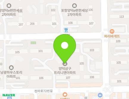 33 Cheonma-ro 72beon-gil, Buk-gu, Pohang-si, Gyeongsangbuk-do, Republic of Korea Map