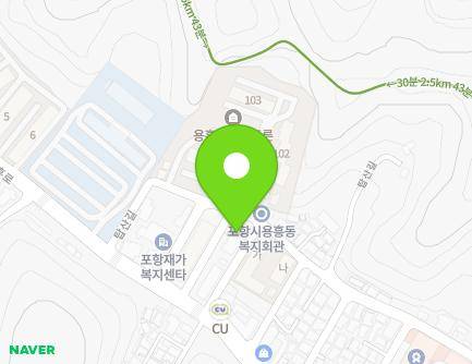 61 Tapsan-gil, Buk-gu, Pohang-si, Gyeongsangbuk-do, Republic of Korea Map