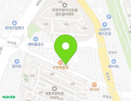 16 Jungang-ro 419beon-gil, Buk-gu, Pohang-si, Gyeongsangbuk-do, Republic of Korea Map