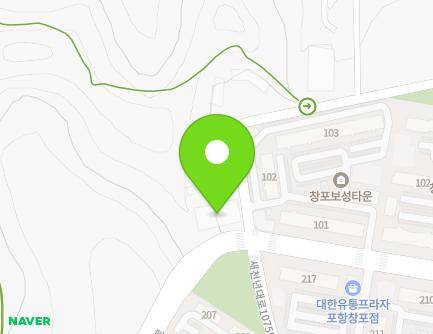 203 Uchang-ro, Buk-gu, Pohang-si, Gyeongsangbuk-do, Republic of Korea Map