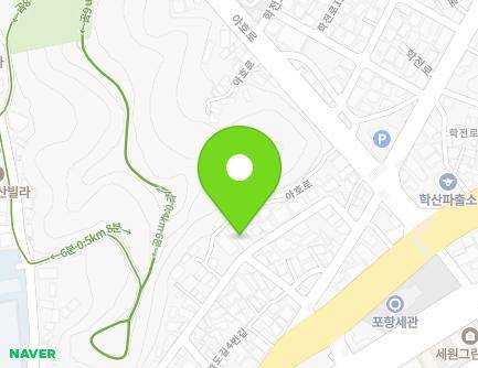 4-22 Aho-ro 5beon-gil, Buk-gu, Pohang-si, Gyeongsangbuk-do, Republic of Korea Map