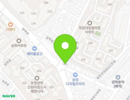 32 Yanghak-ro, Buk-gu, Pohang-si, Gyeongsangbuk-do, Republic of Korea Map