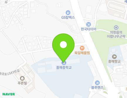 1525 Donghae-daero, Heunghae-eup, Buk-gu, Pohang-si, Gyeongsangbuk-do, Republic of Korea Map