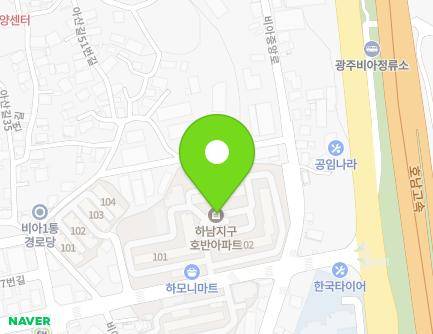 185 Bia-ro, Gwangsan-gu, Gwangju, Republic of Korea Map