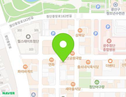 17-16 Cheomdanjungang-ro 152beon-gil, Gwangsan-gu, Gwangju, Republic of Korea Map
