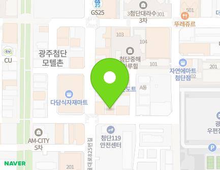 22-5 Imbangul-daero 825beon-gil, Gwangsan-gu, Gwangju, Republic of Korea Map