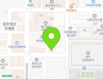 22-19 Imbangul-daero 825beon-gil, Gwangsan-gu, Gwangju, Republic of Korea Map