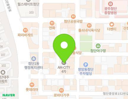 17-6 Cheomdanjungang-ro 152beon-gil, Gwangsan-gu, Gwangju, Republic of Korea Map