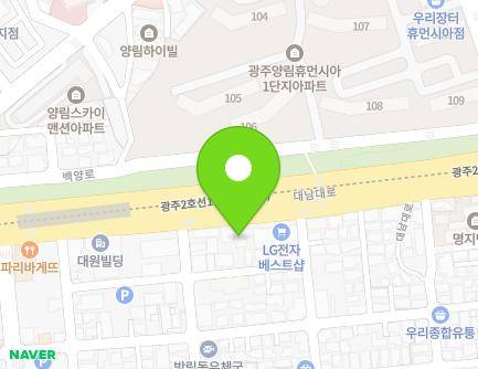 111 Daenam-daero, Nam-gu, Gwangju, Republic of Korea Map