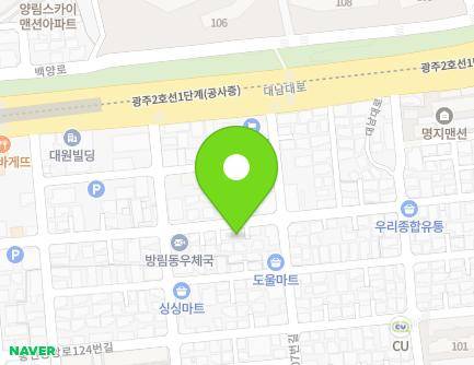 22 Bongseonjungang-ro 134beon-gil, Nam-gu, Gwangju, Republic of Korea Map