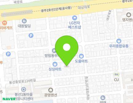 13-12 Daenam-daero 117beon-gil, Nam-gu, Gwangju, Republic of Korea Map