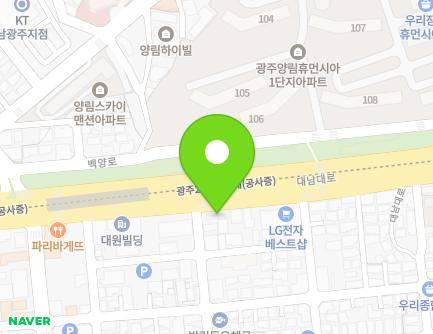 115 Daenam-daero, Nam-gu, Gwangju, Republic of Korea Map
