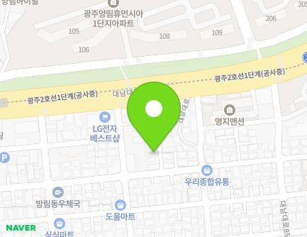101-16 Daenam-daero, Nam-gu, Gwangju, Republic of Korea Map