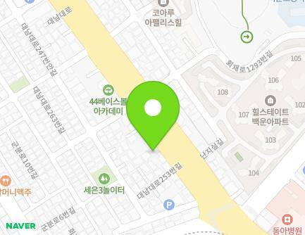 257 Daenam-daero, Nam-gu, Gwangju, Republic of Korea Map