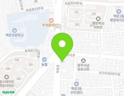 36 Dongnip-ro, Nam-gu, Gwangju, Republic of Korea Map