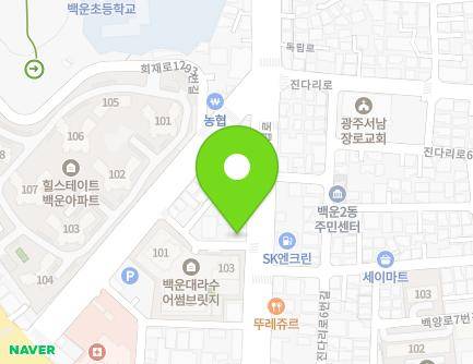 23 Dongnip-ro, Nam-gu, Gwangju, Republic of Korea Map