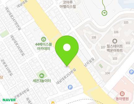 255-1 Daenam-daero, Nam-gu, Gwangju, Republic of Korea Map