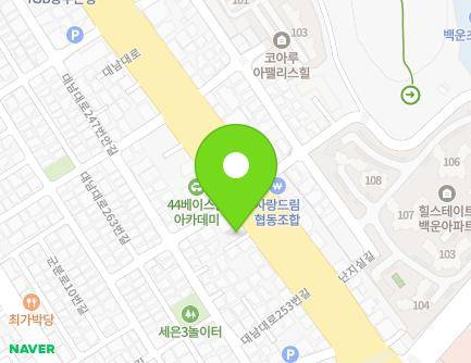 261 Daenam-daero, Nam-gu, Gwangju, Republic of Korea Map