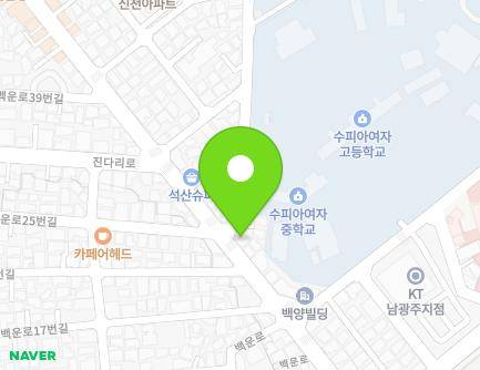 24 Baegun-ro, Nam-gu, Gwangju, Republic of Korea Map