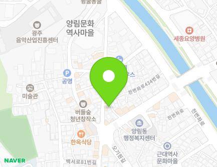 13 Cheonbyeonjwa-ro 434beon-gil, Nam-gu, Gwangju, Republic of Korea Map