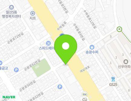 305-1 Daenam-daero, Nam-gu, Gwangju, Republic of Korea Map