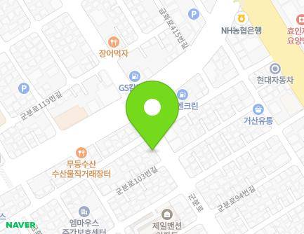 105-1 Gunbun-ro, Nam-gu, Gwangju, Republic of Korea Map