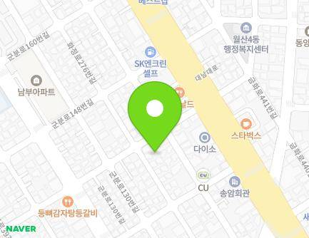 22-1 Geumhwa-ro 415beon-gil, Nam-gu, Gwangju, Republic of Korea Map